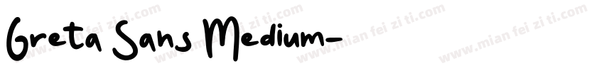 Greta Sans Medium字体转换